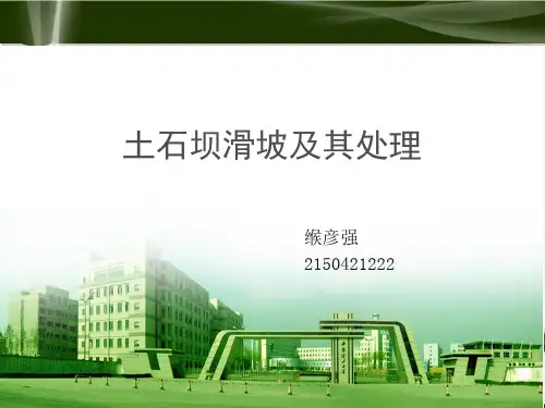 土石坝滑坡及其处理概述.