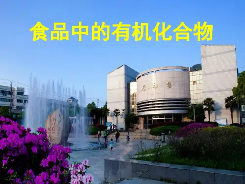 苏教化学必修2专题3第二单元 食品中的有机化合物  (共22张PPT)