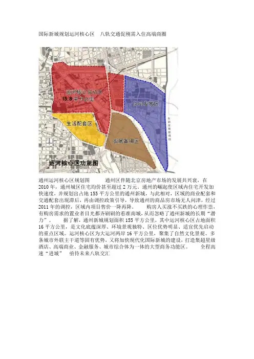 通州规划