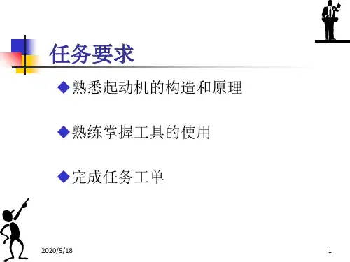 2-10电起动机拆装31页PPT文档