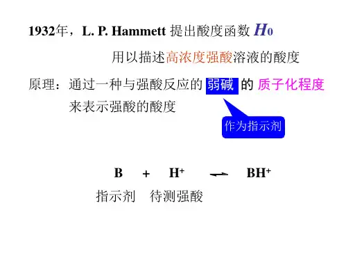 高中化学竞赛中级无机化学超酸共11张PPT