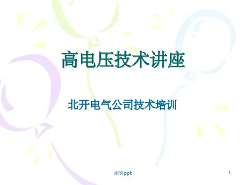 《高电压技术讲座》PPT课件
