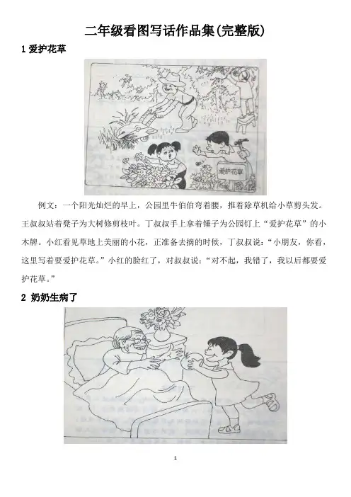 二年级看图写话作品集 完整版 