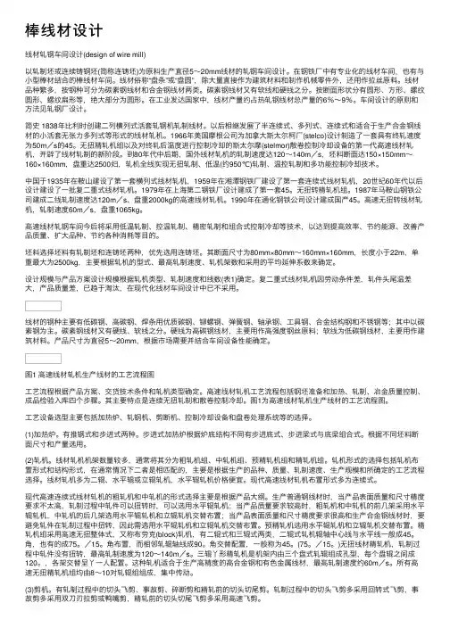 棒线材设计——精选推荐