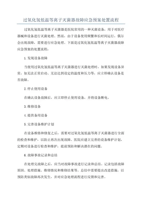 过滤机检修维护方案
