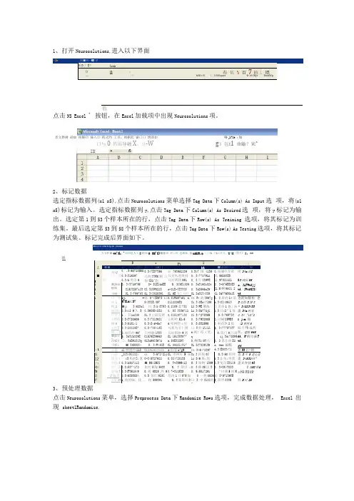 神经网络软件操作手册-Neurosolutions0