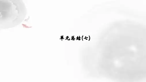 高中历史选修1精品课件：单元总结：第七单元  1861年俄国农奴制改革 