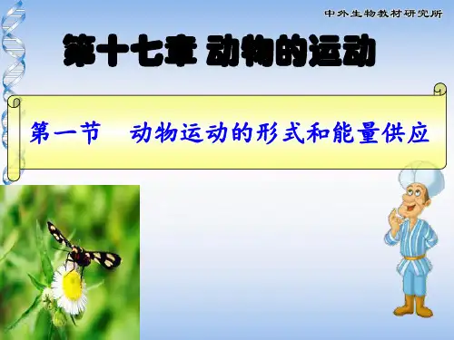 第一节-动物运动的形式和能量供应