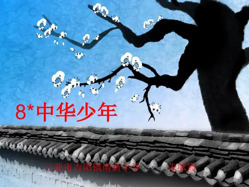 《中华少年》课件