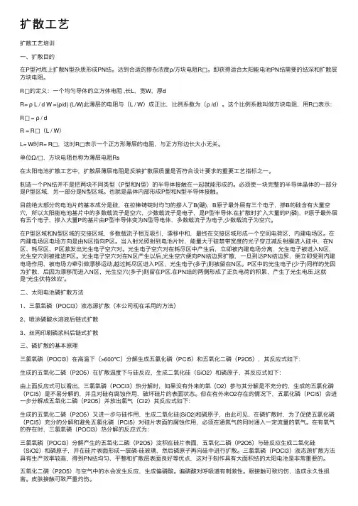 扩散工艺——精选推荐