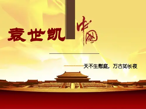 袁世凯生平事迹