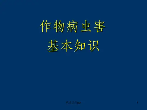 《病虫害基本知识》PPT课件