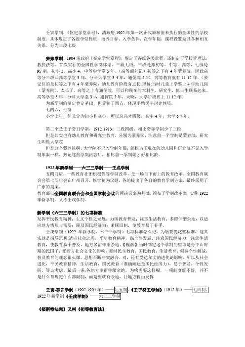 教育制度和法案