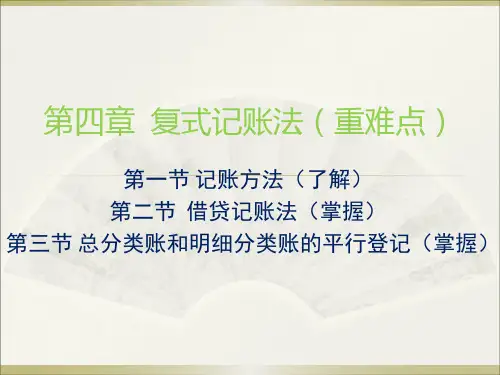 第四章 复式记账法课件