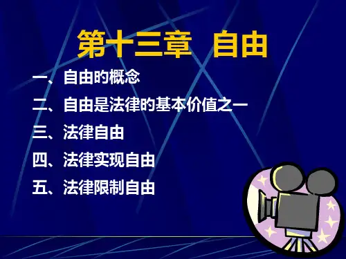 第十三章自由