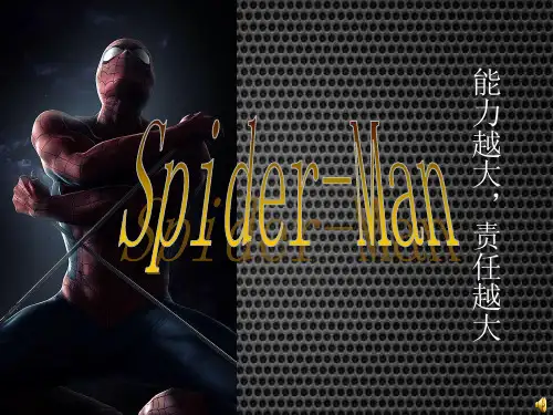 Spider Man 蜘蛛侠PPT课件