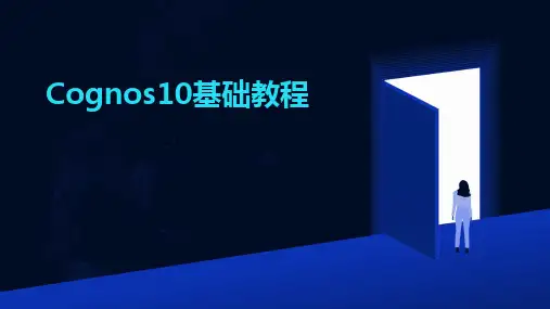 2024版Cognos10基础教程