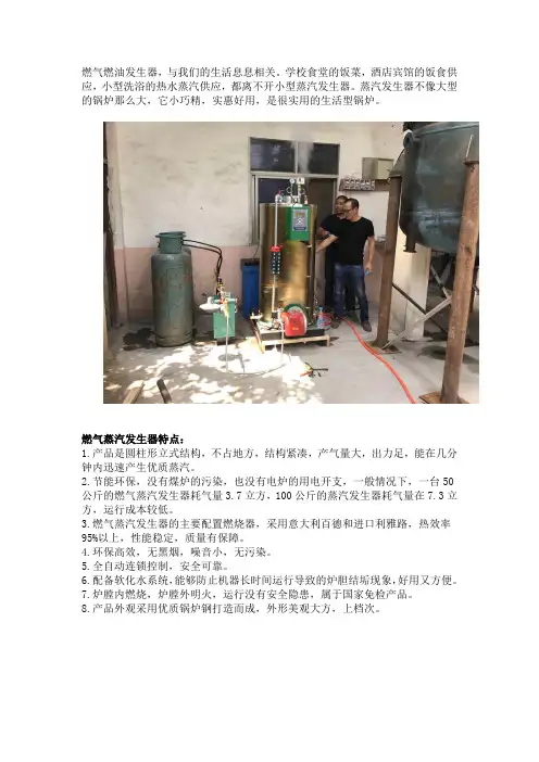 300公斤燃气蒸汽发生器厂家批发零售价格