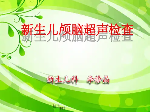 新生儿颅脑超声