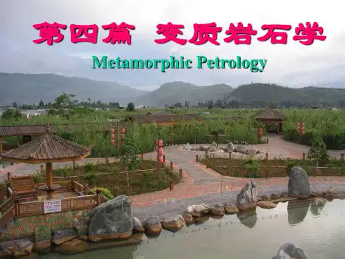 岩石学_变质岩课件 第一章变质作用概述