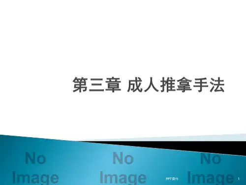 《推拿学》成人推拿手法  ppt课件