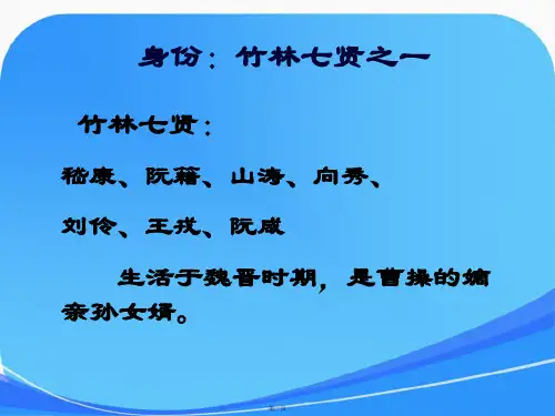 “嵇康、阮籍”材料与高考作文