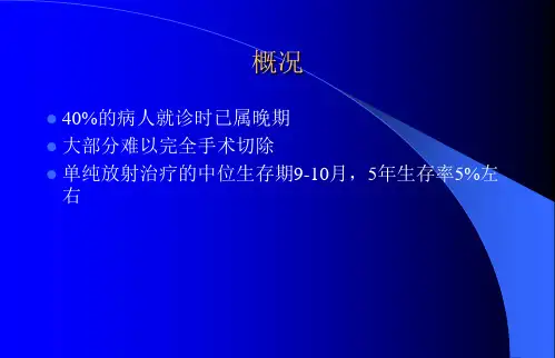 肺癌放疗进展-PPT课件