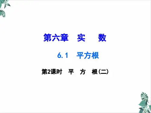 人教版数学平方根公开课PPT
