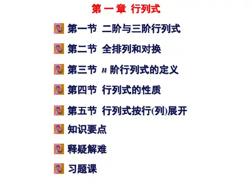 线性代数课件第一章