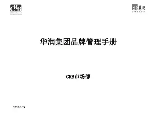 华润集团品牌管理手册修订稿(255页)