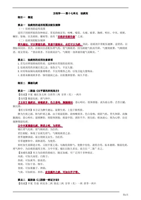 初级中药士-基础知识-祛痰剂(4页)