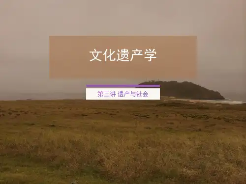 文化遗产学三详解