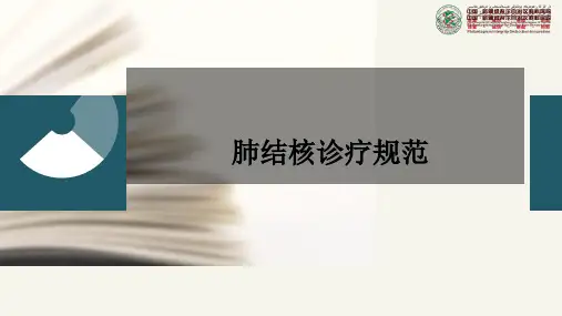 肺结核诊疗规范