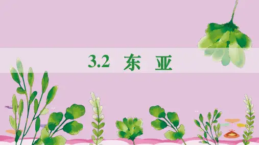 高二地理【区域地理——世界地理】3.2东亚(共25张PPT)优质课件