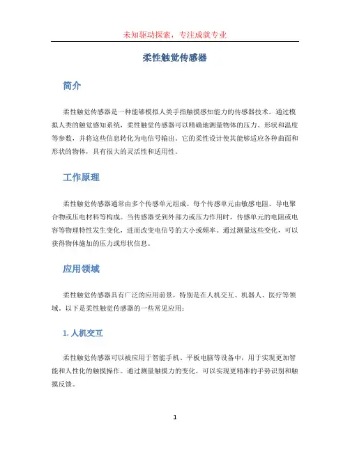 柔性触觉传感器(1)
