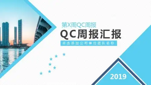 QC周报汇报PPT模板