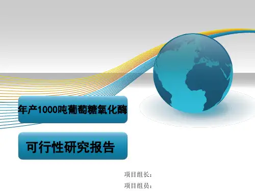 葡萄糖氧化酶生产PPT课件