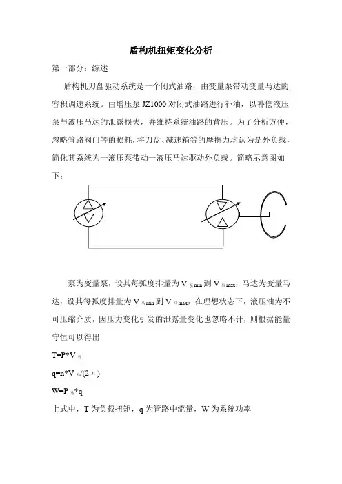 盾构机扭矩变化分析