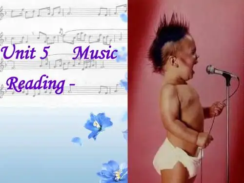 高中英语人教必修2 unit 5 Music reading 公开课