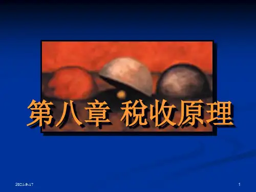 公共经济学课件-税收原理