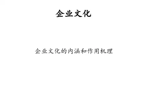 企业文化 ppt课件