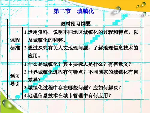 (2020新教材)新人教版高中地理必修第二册课件第二节 城镇化