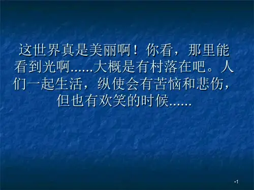 生与死的感悟PPT优秀课件