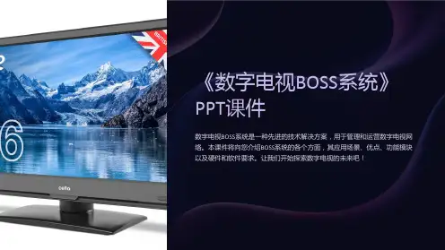 《数字电视BOSS系统》课件