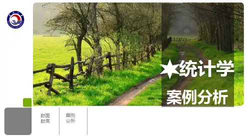 终版统计学案例分析.ppt