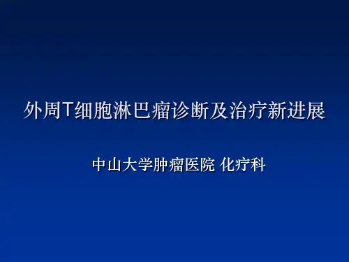 外周T细胞淋巴瘤诊断和治疗新进展ppt课件