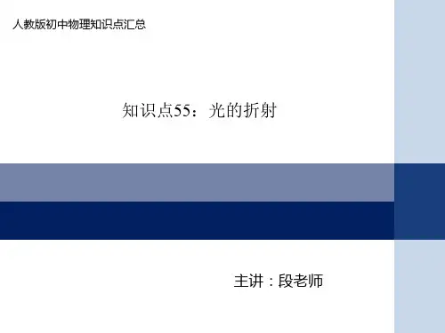 什么是光的折射