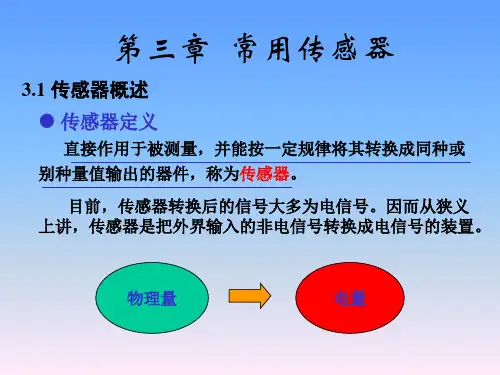 测试技术基础第三章分析