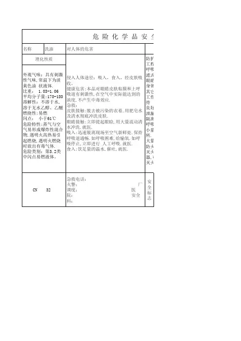 周知卡洗油