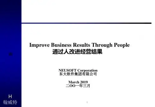 翰威特项目建议书(东大)-PPT精品文档